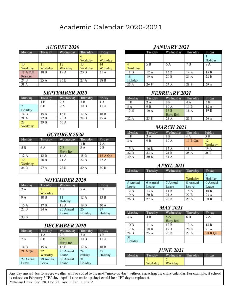 CharlotteMecklenburg Schools Calendar 20202021