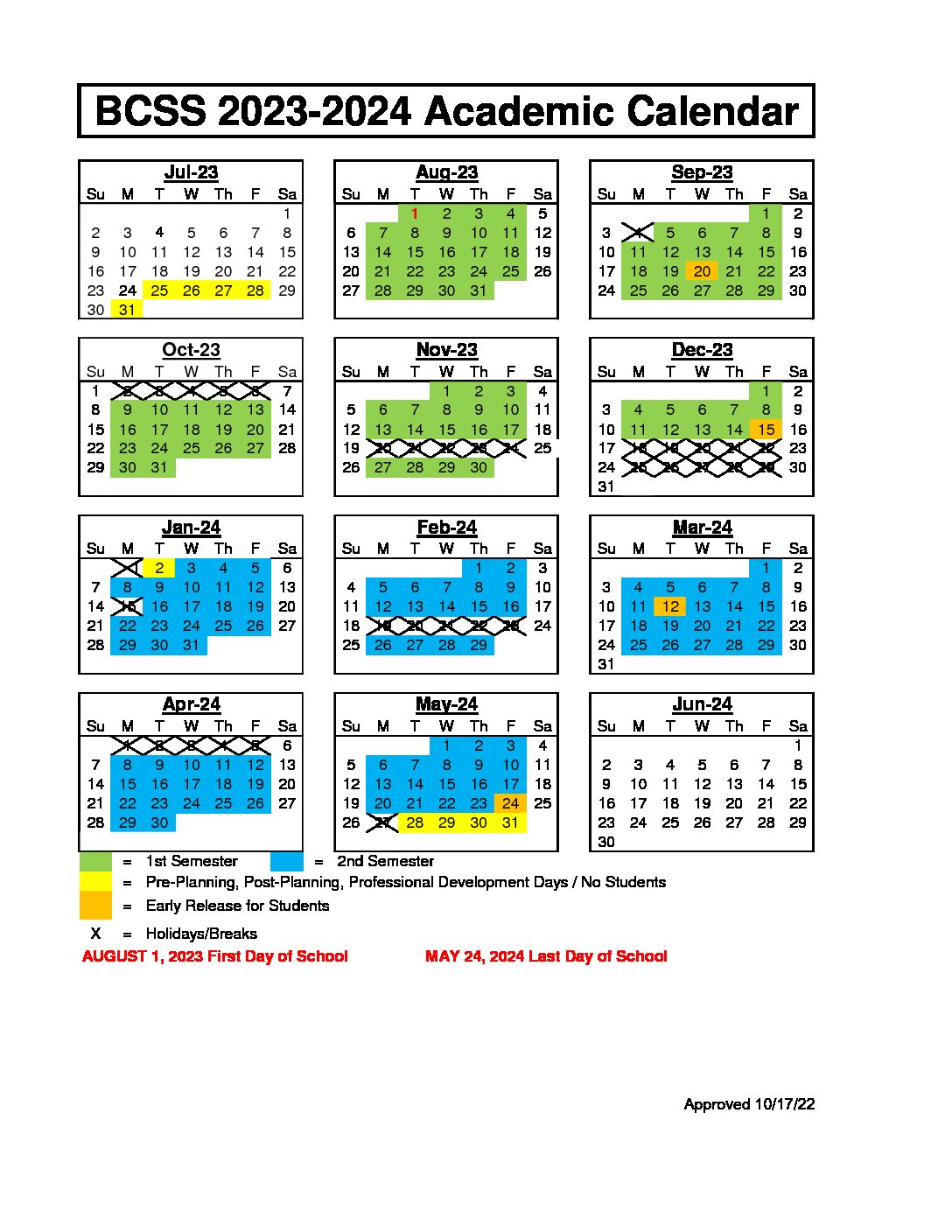Bartow County School District Calendar 20232024 Public Holidays